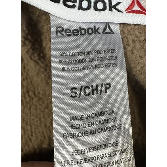 Reebok Sweatpants Men’s Small Adult Tan Jogger Pants Pockets Outdoors Crossfit - Picture 9 of 11